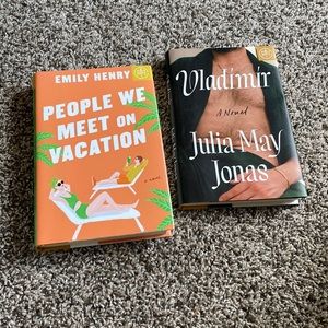 Lot of 2 BOTM BOOKS. Vladimir, people we meet on vacation